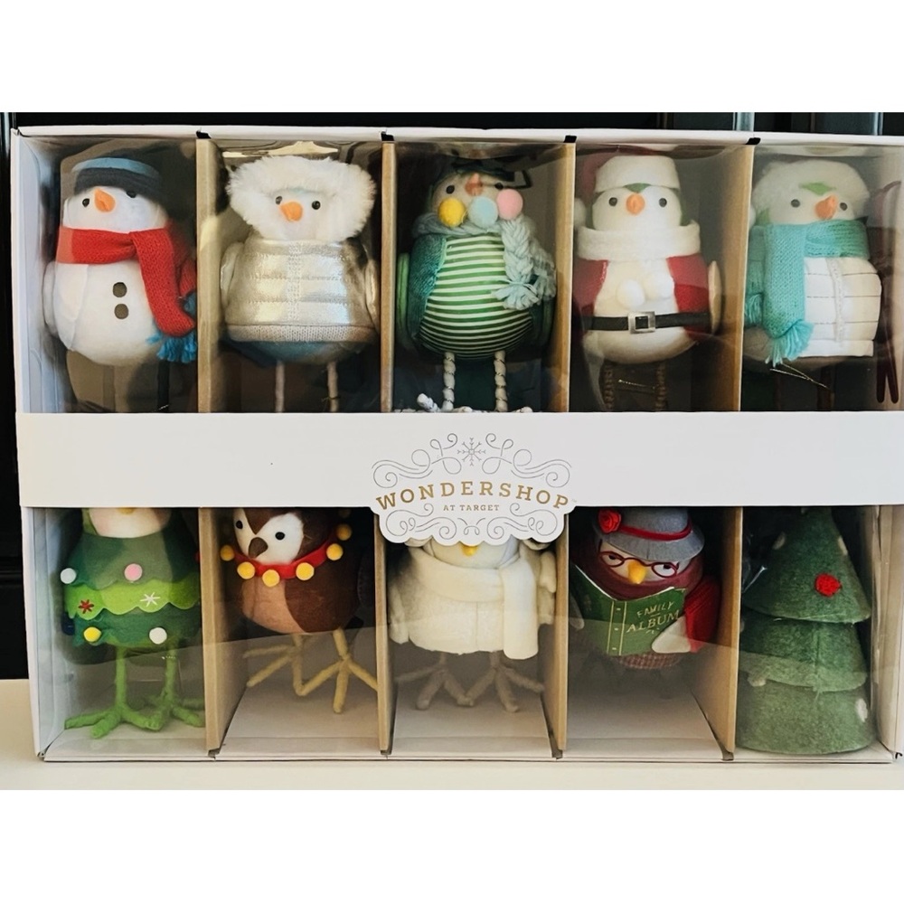 Target Wondershop Holiday 2024 Featherly Friends Collection Christmas Birds NIB